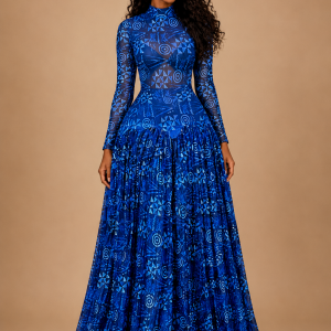 Robe Bleu Impérial