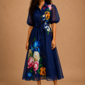 Robe Longue Jardin Royal