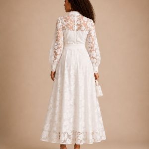 Ensemble Blanc Chemise et Jupe