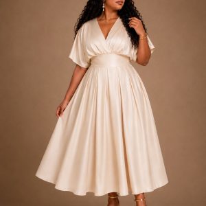 Robe Longue Grâce Satinée
