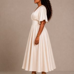 Robe Longue Grâce Satinée