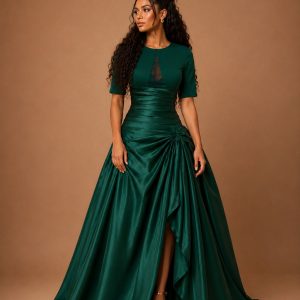 robe longue emeraude
