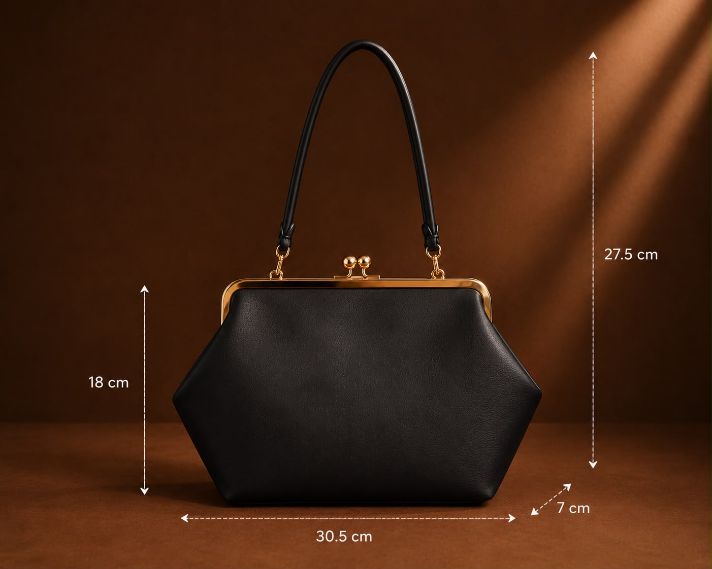 Sac à Main Noir Élégance Signature